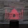 thumbnail image 4 of YSITIAN Led Taj Mahal, India 3D Night Light,Kids Night Lights 16-Color Dimmable with Remote Smart Touch,Christmas and Birthday Gifts for Boys and Kids, F1116-559, 4 of 7