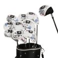 thumbnail image 3 of Iron Covers, Scratch Proof  Iron Headcover 10pcs Skull Pattern  for Competition, 3 of 8