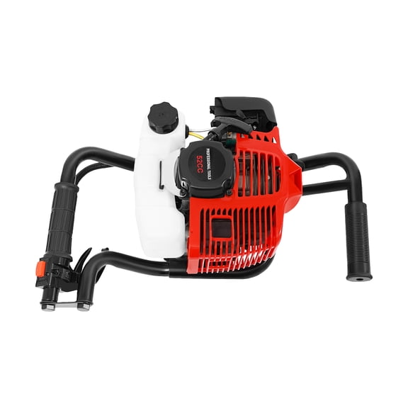 2-Stroke Post Hole Digger, 2HP 52cc Petrol Drill Borer for Garden & Lawn, Digging, Suitable Drill Bit 3.94in/5.91in/7.87in/11.81in（This Product Does Not Include a Drill Bit）