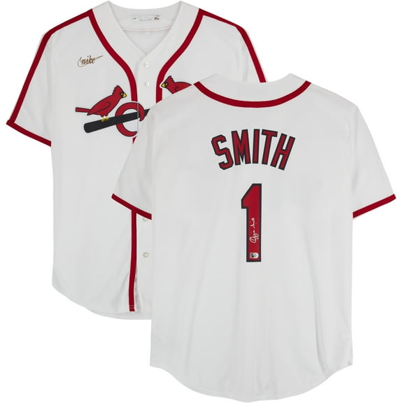 Ozzie Smith St. Louis Cardinals Autographed White Cooperstown Collection Replica Jersey - Fanatics Authentic Certified