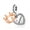 Queen's Heart and Crown, variant on ROSIANNA 925 Sterling Silver Charm for Bracelets Women Firefly Glow-At-Night Dangle Charms Women Bracelet Charm