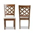 thumbnail image 2 of Baxton Studio Ramiro Modern and Contemporary Grey Fabric Upholstered and Walnut Brown Finished Wood 2-Piece Dining Chair, 2 of 7