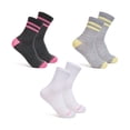 thumbnail image 5 of Fruit of the Loom Womens Value Mid Crew Socks, 3-Pack, Sock Sizes 4-10, 5 of 9