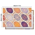 thumbnail image 6 of Bohemian Flax Table Placemats Set of 4, 12x18 Inch Artistic Tribal Style, Washable Rustic Vintage Decor for Ethnic Kitchen or Nordic Farmhouse Dining Room Settings, 6 of 6