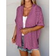 thumbnail image 5 of Zeagoo Womens Lightweight Cardigan Short Sleeve Cardigans Open Front Beach Coverup, 5 of 6