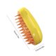 thumbnail image 5 of Peine Pet Electric Cat Grooming Brush 3 en 1 Cat Shedding Supplies Amarillo, 5 of 6