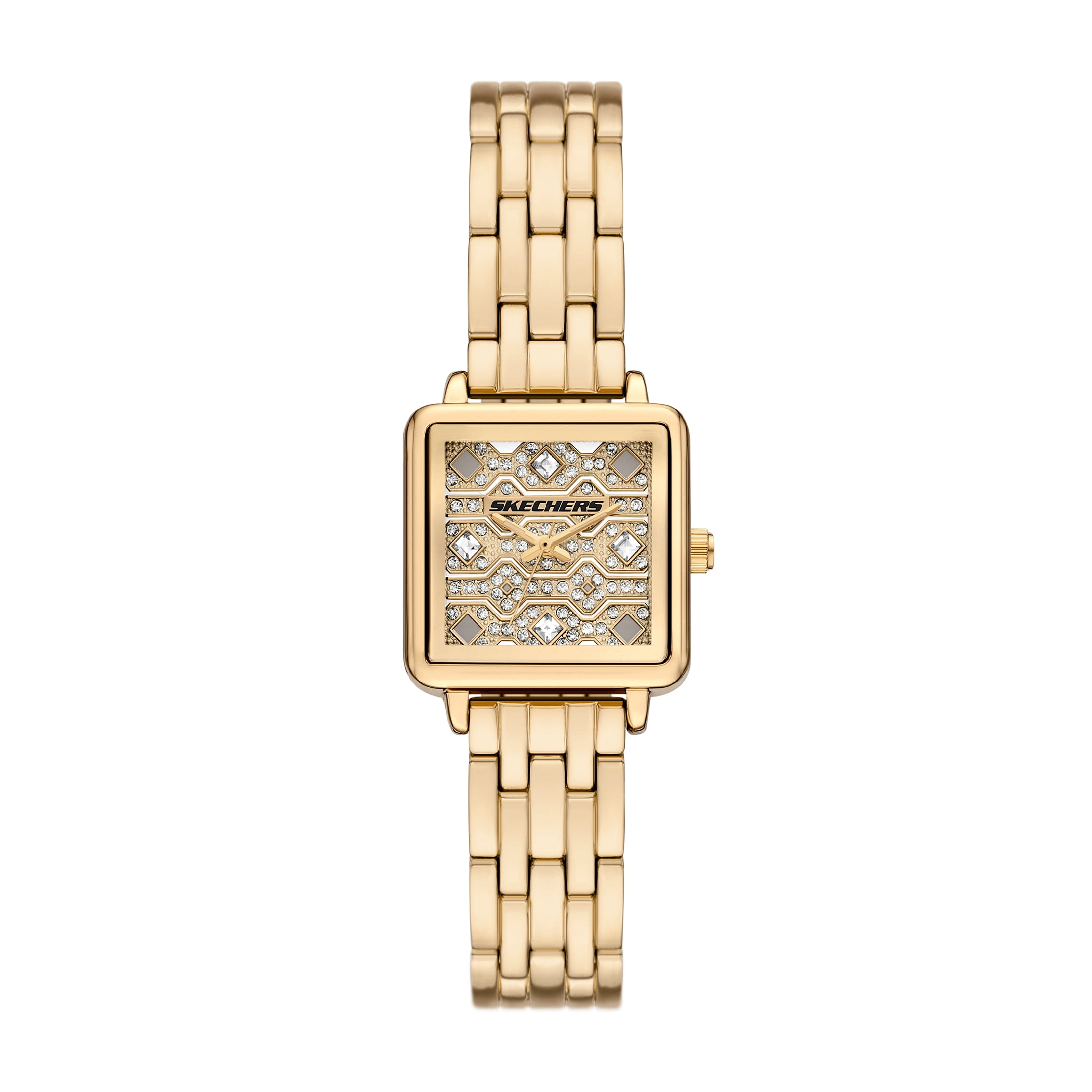 Skechers Womens Gold Watch Bracelet Gift Set Analog Quartz Water Resistant ?SKECHERS LADY ANALOG WATCH WITH BRACELET GIFT SET? Model  main image 3