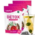 thumbnail image 1 of Té desintoxicante LULUTOX, mezcla de hierbas, diente de león, ginseng y jengibre, 3 x 28 ml, 1 of 7