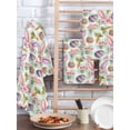 thumbnail image 2 of Easter Kitchen Dish Towels for Drying Dishes Set of 3, Spring Rabbit Ears Eggs Carrots Floral Green Plaid Waffle Weave Microfiber Hand Tea Bathroom Towels Quick Dry & Absorbent Towel 15.7x23.6, 2 of 7