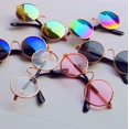 thumbnail image 5 of Gafas de sol pequeñas con montura metálica para mascotas (4 unidades), 5 of 5