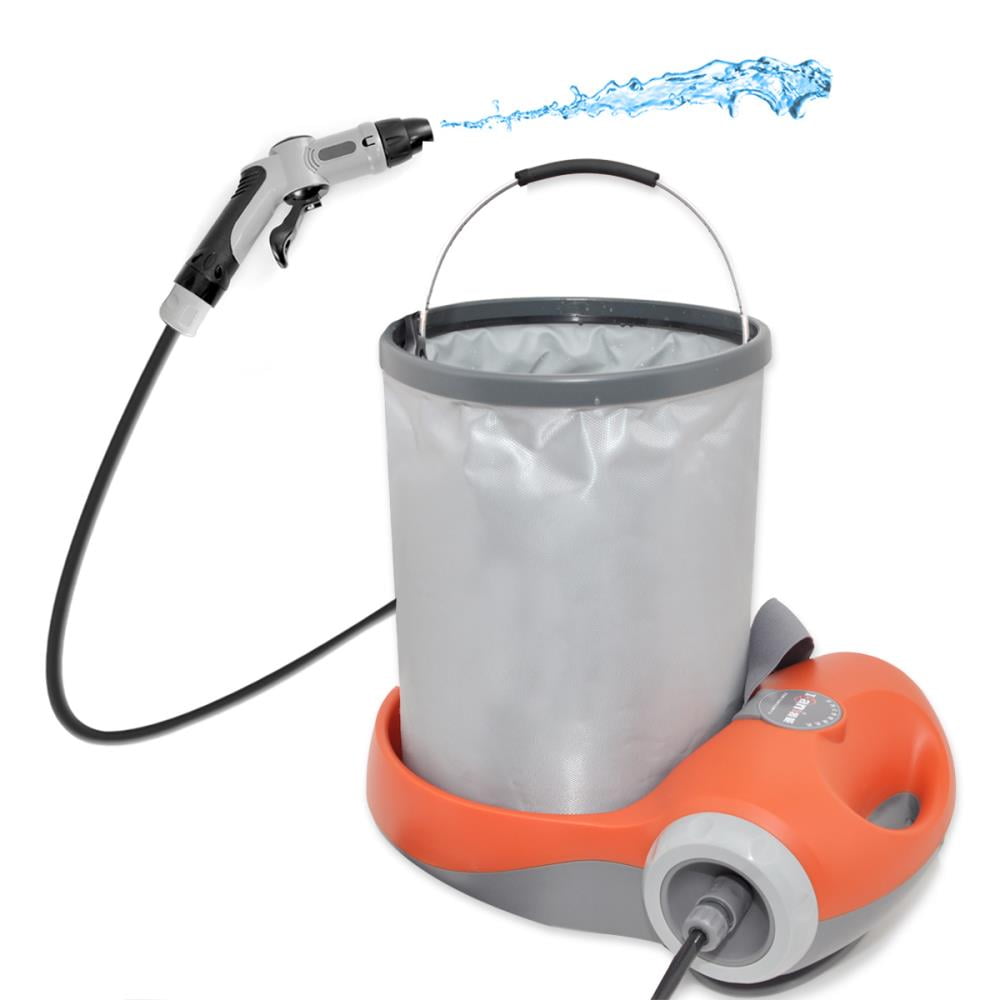 PYLE PCRWASH18 Pure Clean Travel Outdoor Portable Spray Pressure Washer Cleaning System for