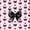 A Black Pink, variant on Erosebridal Princess Bowknot Twin Comforter Sets For Girls,Purple Kawaii Heart Print Bedding Set For Kids,Reversible,2pcs
