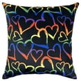 thumbnail image 1 of hometrends Multi Hearts Decorative Pillow, 1 of 3