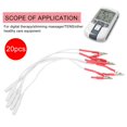 thumbnail image 4 of 20pcs Clip Electrode Cables for TENS Physiotherapy Machine, 4 of 4