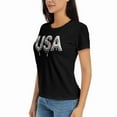 thumbnail image 4 of Womens Vintage New York City Graphic Print T-Shirt Soft Cotton Casual NYC Tee Cute American Shirt Holiday Gift Fashion Top, 4 of 9