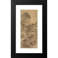 thumbnail image 2 of Hoashi Kyōu 10x18 Black Modern Framed Museum Art Print Titled - Sunset Over Autumn Mountains (1869), 2 of 5