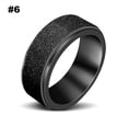 thumbnail image 4 of ZLight Ring Stainless Steel Rotating for Spinning Men Decompression Hand Jewelry 6mm Anti Stress Fashion Rust-proof Spinner Size 6 1Set, 4 of 6