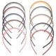 thumbnail image 1 of 10 diademas de plástico para mujer, antideslizantes, decorativas, con dientes., 1 of 6