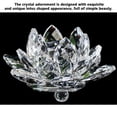 thumbnail image 4 of Naiovety Decoración de loto de cristal, decoraciones artesanales de piedra brillante para el hogar, adorno para el hogar, regalo de Type6 NO6, 4 of 6