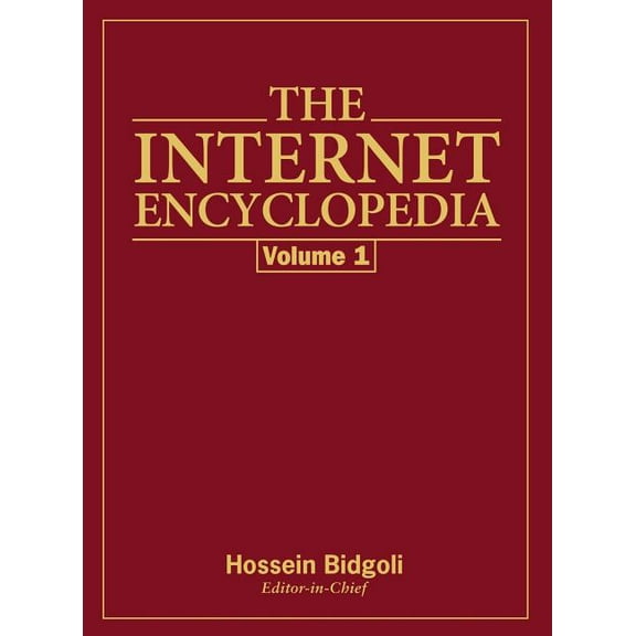Internet Encyclopedia Vol 1, (Hardcover)