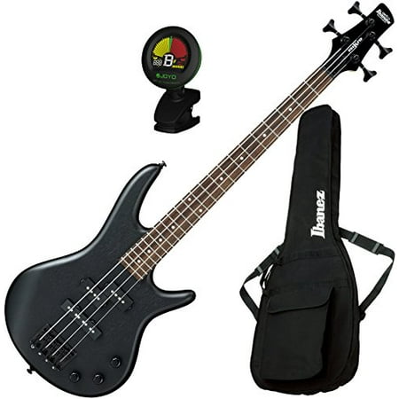 Ibanez GSRM20BWK GIO 4-String Mikro Electric Bass Weathered Black with Gig Bag and