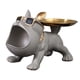 thumbnail image 1 of Figura de perro Bandeja de almacenamiento de perro Estatua Cuenco Llavero Dulces Joyería Escultura para Marrón, 1 of 9