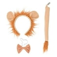 thumbnail image 2 of Conjunto de orejas de león, pajarita y cola, juego de roles para niños, representación escénica, 2 of 9