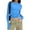 Sky Blue, variant on Women's Tops Long Sleeve Under $10 Free Shipping Fashion Casual Round Neck Solid Color T Shirt Top