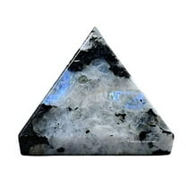 Rainbow Moonstone Crystal Pyramid 1" Inch