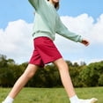 thumbnail image 6 of Kids Active Shorts Athletic Running Red Shorts Elastic Baby Girl Summer 5-6 Years, 6 of 6