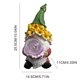 thumbnail image 2 of Estatua solar al aire libre con luces LED solares lindo adorno de gnomo regalo divertido de gnomos, 2 of 9