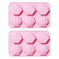 thumbnail image 1 of Molde para hornear galletas Mu Si Madeleine de 6 conchas Xianbei molde para pastel de chocolate bandeja para hornear de silicona, 1 of 5