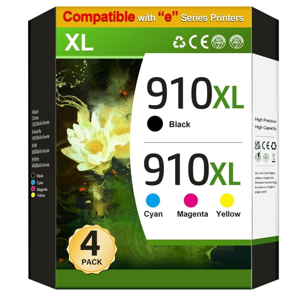 Cartuchos de tinta LINKMAY 910 de repuesto para HP OfficeJet 8015e