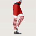 thumbnail image 6 of Christmas Leggings for Women Elastic High Waist Slim Fit Funny Santa Claus Print Tights Pants Workout Yoga Pants, 6 of 9