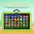 thumbnail image 5 of Nuevas tabletas para niños de 7 pulgadas con WiFi para estudio, educación, regalo de cumpleaños para niños, 4 GB de RAM, 64 GB de ROM, cuatro núcleos, 4000 mAh, 5 of 5