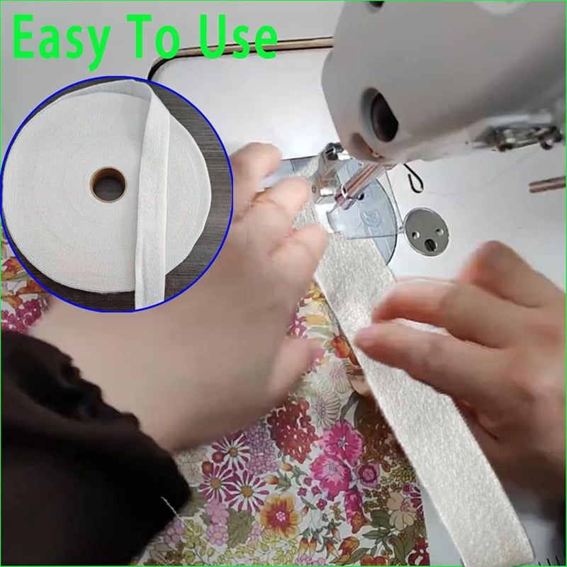 2Rolls JellyRoll Batting Strips ForRugs 2 1/4 in 70 Yds,Needle Punched Cotton Blend Batting Roll with Fabric Tube Maker
