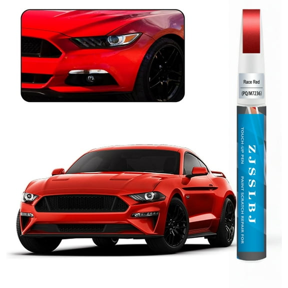 Car Touch Up Paint(Race Red(PQ/M7236)) for Ford, Car Paint Scratch Repair Kit, Quick & Easy Solution to Repair