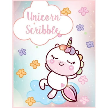 Cute Little Baby Unicorn Coloring Book: For Kids Ages 4-8 (Paperback ...