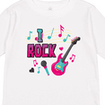 thumbnail image 4 of Inktastic I Rock with Guitar Microphone and Music Notes Boys or Girls Long Sleeve Toddler T-Shirt, 4 of 5
