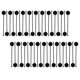 thumbnail image 1 of Cocktail 150Pcs Black Versatile Use for Decor with Cocktail Swizzle, 1 of 4