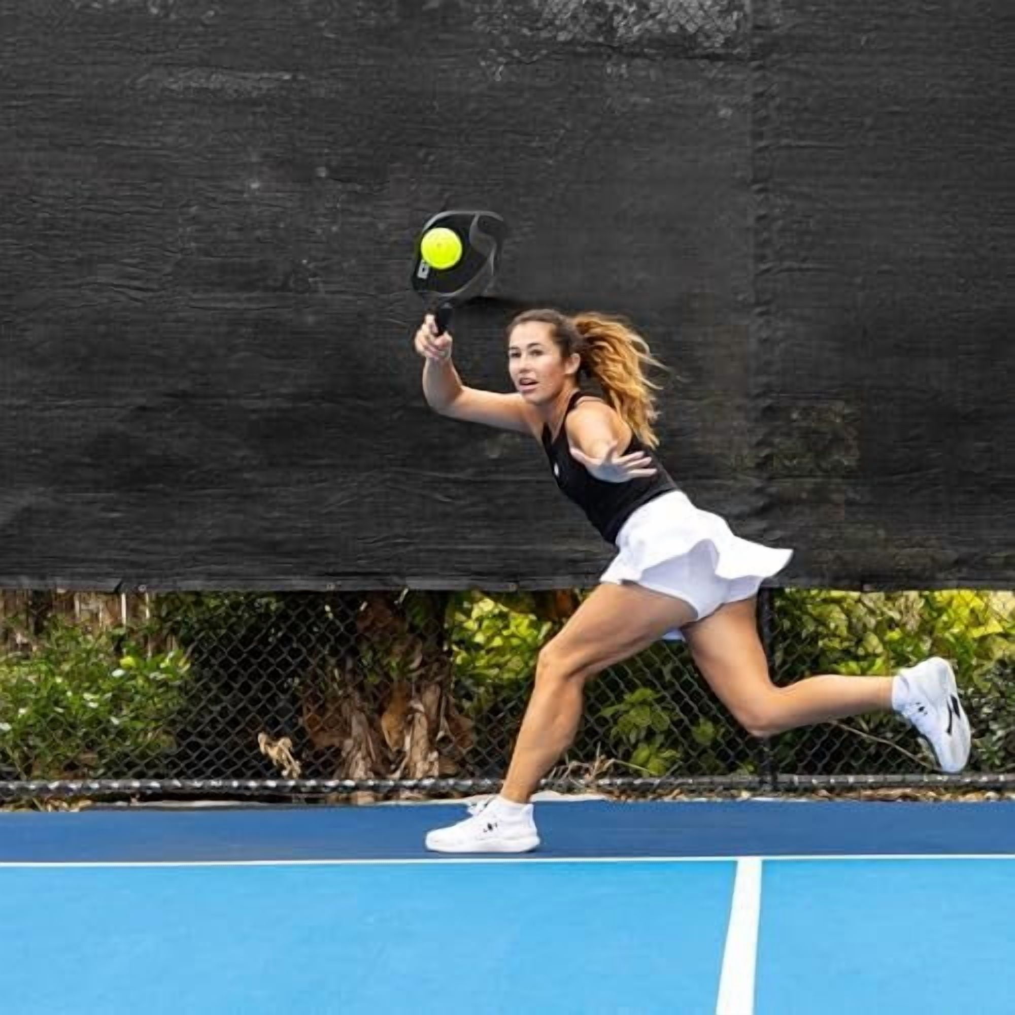 Diadem Icon Infinity Max Pickleball Paddle  Large Sweet Spot  Dual Foam Core & Carbon Fiber  Maximum Power, Control, and Spin  High Performance with Replaceable Edge Guard Mint