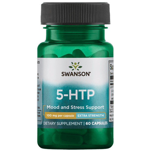 Swanson 5Htp Extra Strength 100 mg 60 Capsules.