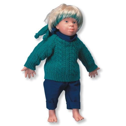 3B Scientific W11201 Tim - Muñeca con síndrome de Down (trisomía 21), origen étnico caucásico, hombre, 43 cm de altura 3B Scientific W11201