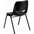 thumbnail image 5 of Bowery Hill Chaise Empilable Ergonomique en Coque Noire, 5 of 5