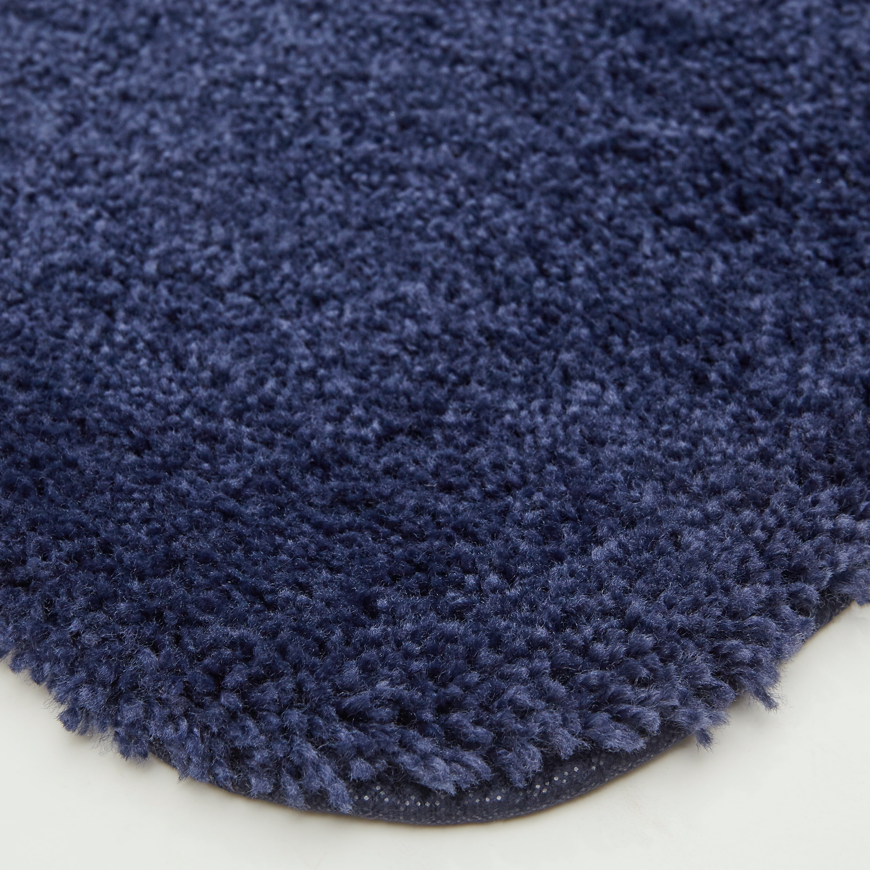 Mohawk Home Pure Perfection Nylon Bath Rug Contour, Navy 1'8" x 2'