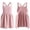 Pink, variant on WHIPPY Cross Back Apron for Women Cotton Linen Apron with Pockets Cooking Apron for Chef Gardening Baking Painting