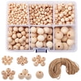 thumbnail image 1 of Shisuyan Jewelry Beads Wood Beads Assorted Color 1 Box, 1 of 8