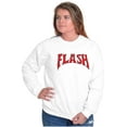 thumbnail image 5 of Flash Gordon Logo Comic Book Hero Sweatshirt for Men or Women Brisco Brands M, 5 of 7