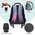 thumbnail image 4 of Pzuqiu Galaxy Axolotl Custom Kids Backpack with Name Personalized Backpacks for School Durable Customized Shoulder Bookbags Back to School 17 Inch Lightweight Schoolbags Ages 6-12, 4 of 7
