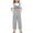Grey, variant on Landzoo Children Kids Girls Sleeveles Bow Shoulder Strap Romper Jumpsuit Long Straight Pants With Pocket Breathable Cute Stylish Children Bodysuits 5-6 Years